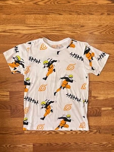 T-Shirt Shippuden Unisex Größe S Naruto All Over Print 2007 00s Y2K - Bild 1 von 8