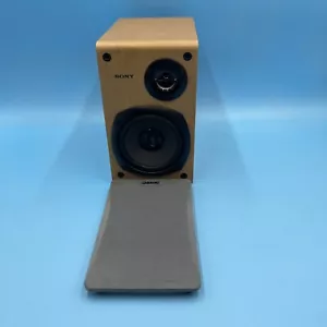 1 x Altavoz de estantería Sony SS-CCP11 de madera con parrilla 6 ohmios con cable *FUNCIONA* - Imagen 1 de 12