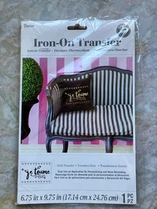 Darice Iron-On Transfer Je T'aime 17.1 x 24.7cm (1 piece) - Picture 1 of 2