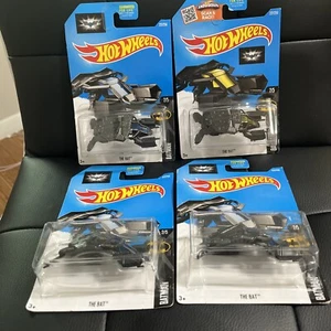 LOT OF 4 Hot Wheels The Bat Batman 2/5 2016 NIP - Picture 1 of 1