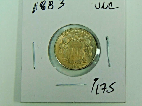 1883 SHIELD NICKEL UNC Cover