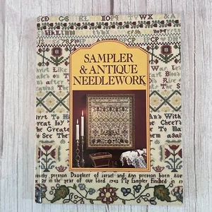Sampler and Antique Needlework: A Year in Stitches, 1994 Hardcover, Cross Stitch - Picture 1 of 21