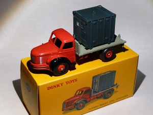 Berliet plateau et container - ref 34B / 34 B au 1/43 de dinky toys atlas - Imagen 1 de 7