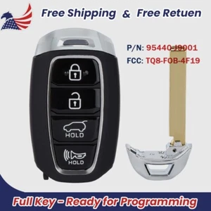 Key Fob for Hyundai Kona 2018 2019 2020 2021 Smart Prox Remote Key 95440-J9001 - Imagen 1 de 6