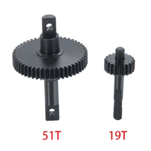Caja de cambios de acero 51T/19T caja de engranajes caja de engranajes para coche sobre orugas Axial SCX24 RC - Imagen 1 de 7