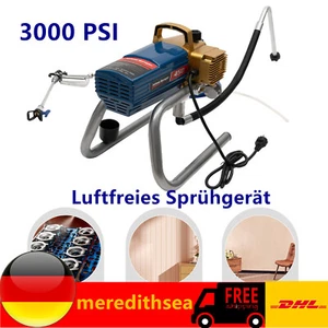Sistema de pulverización de pintura 3000 PSI Airless Sprayer pintura de pared pulverizador pistola de alta presión - Imagen 1 de 16