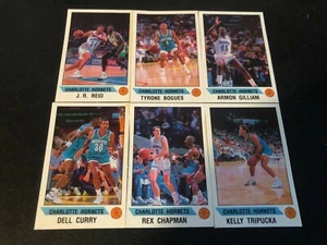1990-91 Panini Aufkleber Charlotte Hornets TEAM SET (6) Tyrone Bugues - Bild 1 von 1
