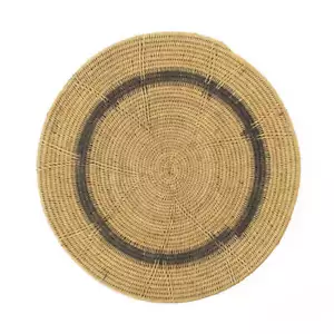 Makenge Flat Wedding Basket 18.5 Inch Zambia - Picture 1 of 7