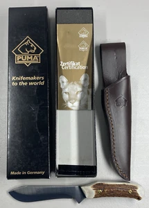 Puma Germany Hunter's Pal II Fixed Blade Knife 118397 With Sheath, Box & Paper - Picture 1 of 23