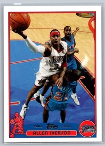 2003-04 Topps Allen Iverson #3 - Philadelphia 76ers - Picture 1 of 2
