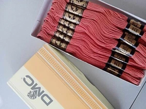 DMC Mouline Special Made in France 1 box 18 skeins Item 356 Pink Terracotta - Picture 1 of 2