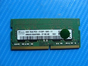 Lenovo 4-1470 SK Hynix 4GB 1Rx8 PC4-2133P Memory RAM SO-DIMM HMA451S6AFR8N-TF - Picture 1 of 2
