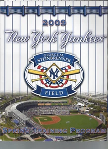 2009 NY New York Yankees Spring Training Program - Picture 1 of 1