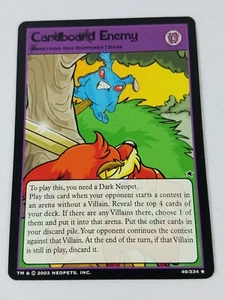 Cardboard Enemy 46/234 Neopets TCG 2003 NM - Picture 1 of 2