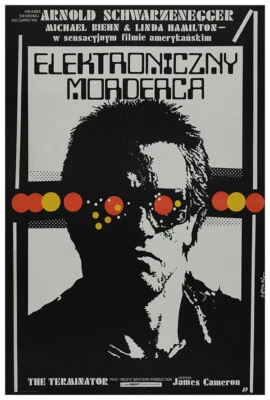 Terminator - Movie Poster - Arnold Schwarzenegger - Polish Version