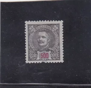 PORTUGAL D. CARLOS I 500 r. (1895-86) TOP VALUE SET with small thin - Picture 1 of 2