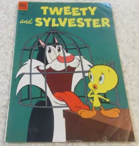 Tweety and Sylvester Four-Color 489 (#2), (FN+ 6.5) 1953, 30% off Guide - Picture 1 of 2