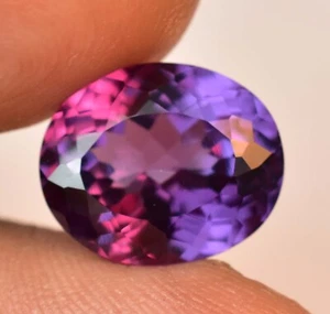 Flawless Natural Color Change Alexandrite 8.60 Ct Certified Loose Gemstone - Picture 1 of 6