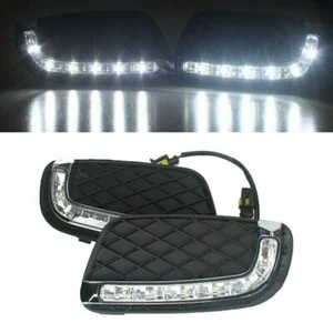 Pair Car LED Daytime Running Light ( LH+RH ) For BENZ Smart Fortwo W451 08-11 CT - Picture 1 of 6