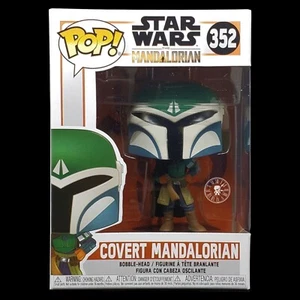 Funko Pop! Star Wars #352 Mandaloriano Encubierto + Protector *Como Nuevo* - Imagen 1 de 12