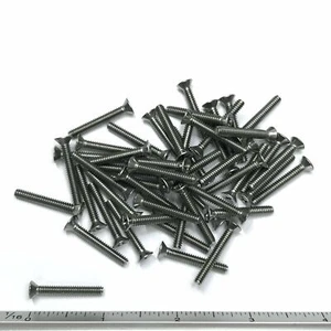 (PKG of 50) 6-32 x 1" Machine Screw, Phillips Flat Head, 18-8 Stainless Steel - Picture 1 of 2
