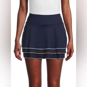 Fila Backspin Volant Tiered Mini Tennis Skort - Größe XL - Navy - Neu mit Etikett - Bild 1 von 11