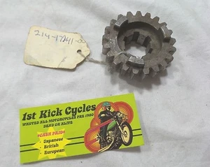 NOS YAMAHA 1969-1970 DT1 1970-71 RT1 Transmission 4th Gear 26T 214-17241-00 OEM - Foto 1 di 1