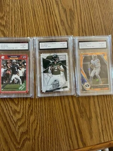 2021 Zach Wilson NFL 3 Cards #PS5, Rookie Card #VIP2, #105 GEM Mint 10 - Bild 1 von 7