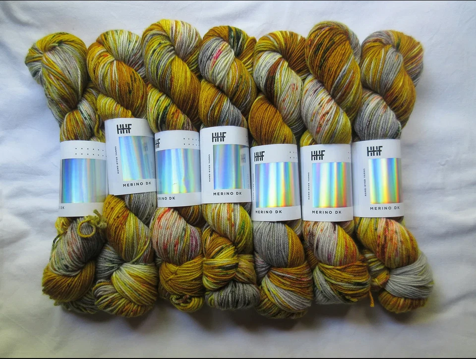 NEU 7 Stränge HHF Hedgehog Fibres Merino DK Zenith Wolle Merinowolle - Bild 1 von 1