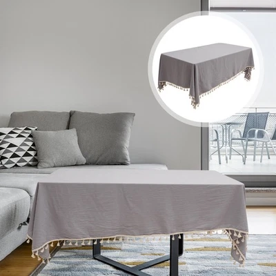 Tischdecke Fransen Tischabdeckung Rustikale Tischdecke Party Table Dekoration - Bild 1 von 4