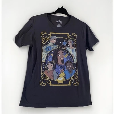 Camiseta Disney WISH Talla Grande Gris Oscuro Estampado Gráfico Foto 1 de 4