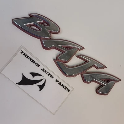 Subaru Baja 2003-2006 emblema trasero puerta trasera logotipo 'BAJA' cromo OEM Foto 1 de 4