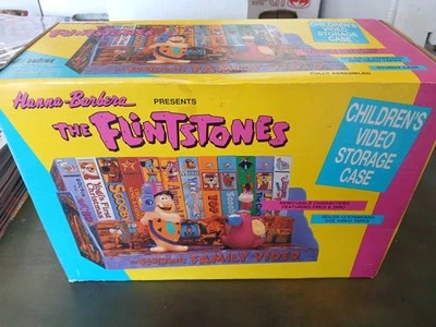 Hanna-Barbera The Flintstone's Children's Video Storage Case Fred  Dino vintage - Image 1 of 4