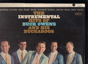 BUCK OWENS & THE BUCKAROOS - Instrumental Hits - CAPITOL 60s country LP NICE - Picture 1 of 4