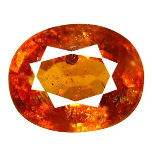 2.14 ct AAA Romantic Oval Shape (8 x 7 mm) Fanta Orange Spessartine Gemstone - Picture 1 of 1