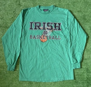 Camisa De Colección Jansport Notre Dame Lucha Irlandesa Cuello Redondo Para Hombre Verde Mediano - Imagen 1 de 7