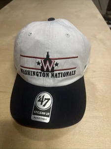 Gorra de béisbol de los Washington Nationals 47 marca Capital Building para hombre MLB NUEVA CON ETIQUETAS - Imagen 1 de 6