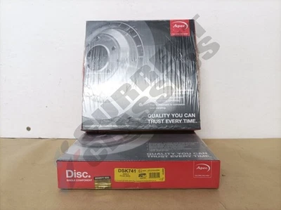 DISCOS DE FRENO DELANTEROS APEC X2 PARA ROVER 200 400 MG ZR ZS DSK741 Foto 1 de 2