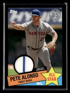 2020 Topps #85ASR-PA Pete Alonso 1985 35th Anniversary Relics Black /199 - Picture 1 of 2