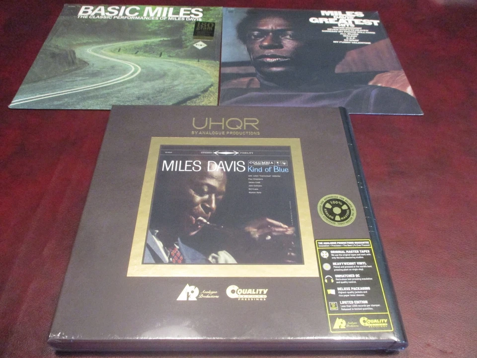 MILES DAVIS KIND OF BLUE UHQR 33&1/3 BOX + RARE CLASSIC PERFORMANCES 180G + HITS - Image 1 of 1