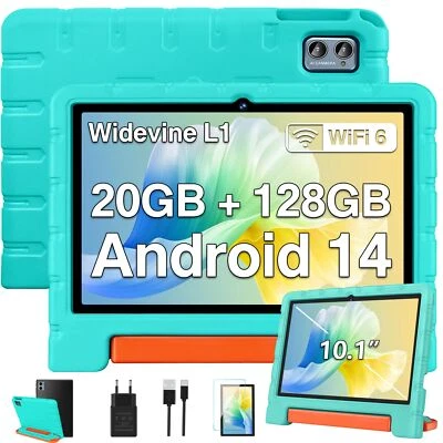 ZIOVO Tablet 10 Pollici Android 14 Tablet Bambini, 20GB RAM+128GB ROM(TF 1TB),Wi
