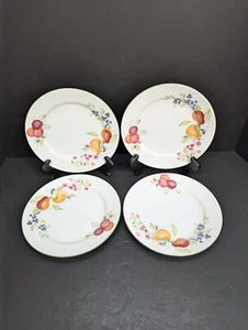 Newcor Stoneware 4029 Garden Fresh 7 3/4" Salad Plate Set of 4 Vintage 1992 - Picture 1 of 12