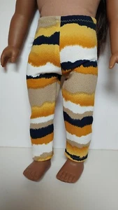Puppe Leggings gestreifte Hose passt 18" American Girl Puppenkostüm Halloween - Bild 1 von 2