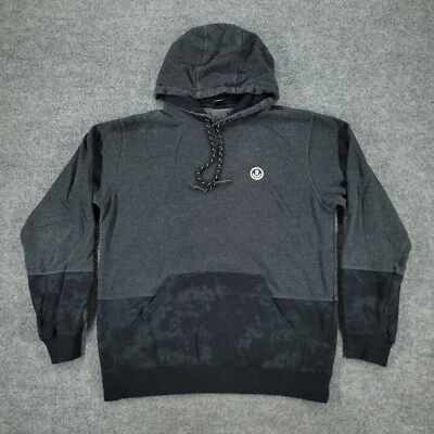 NEFF Sudadera Hombre Grande Gris Pullover Sudadera con Capucha Gráfico Bolsillo Parche Manga Larga Foto 1 de 4