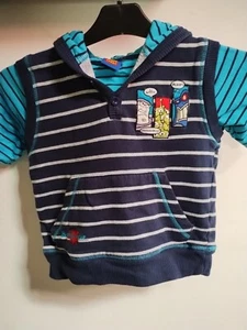 Disney Pixar Buzz Lightyear Kids Hooded Short Sleeve Top Size 4/5 Years - Picture 1 of 5