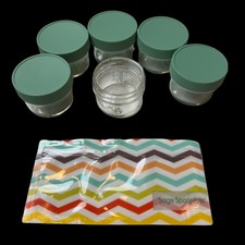 Sage Spoonfuls 2 OZ Baby Food Storage Jars Glass 12-pack One Broken Lid
