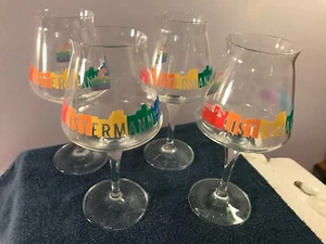 Listermann Brewing set of 4 beer glasses goblets Cincinnati OH3967 - Picture 1 of 9