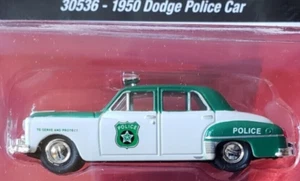 Classic Metal 1/87 HO 1950 Dodge Police Car 30536 RTR BUILT GREEN/WHITE-2 TONE - Picture 1 of 10