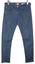 HUGO BOSS Orange72 Skinny Fit Jeans Men's W31/L32 Stretch Zip Fly Denim Blue