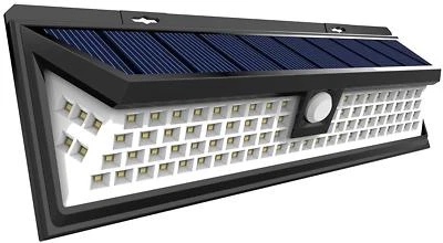 86LED Solar Power Motion Sensor Wall Light Outdoor Yard Garden Lamp Waterproof B - Image 1 of 4